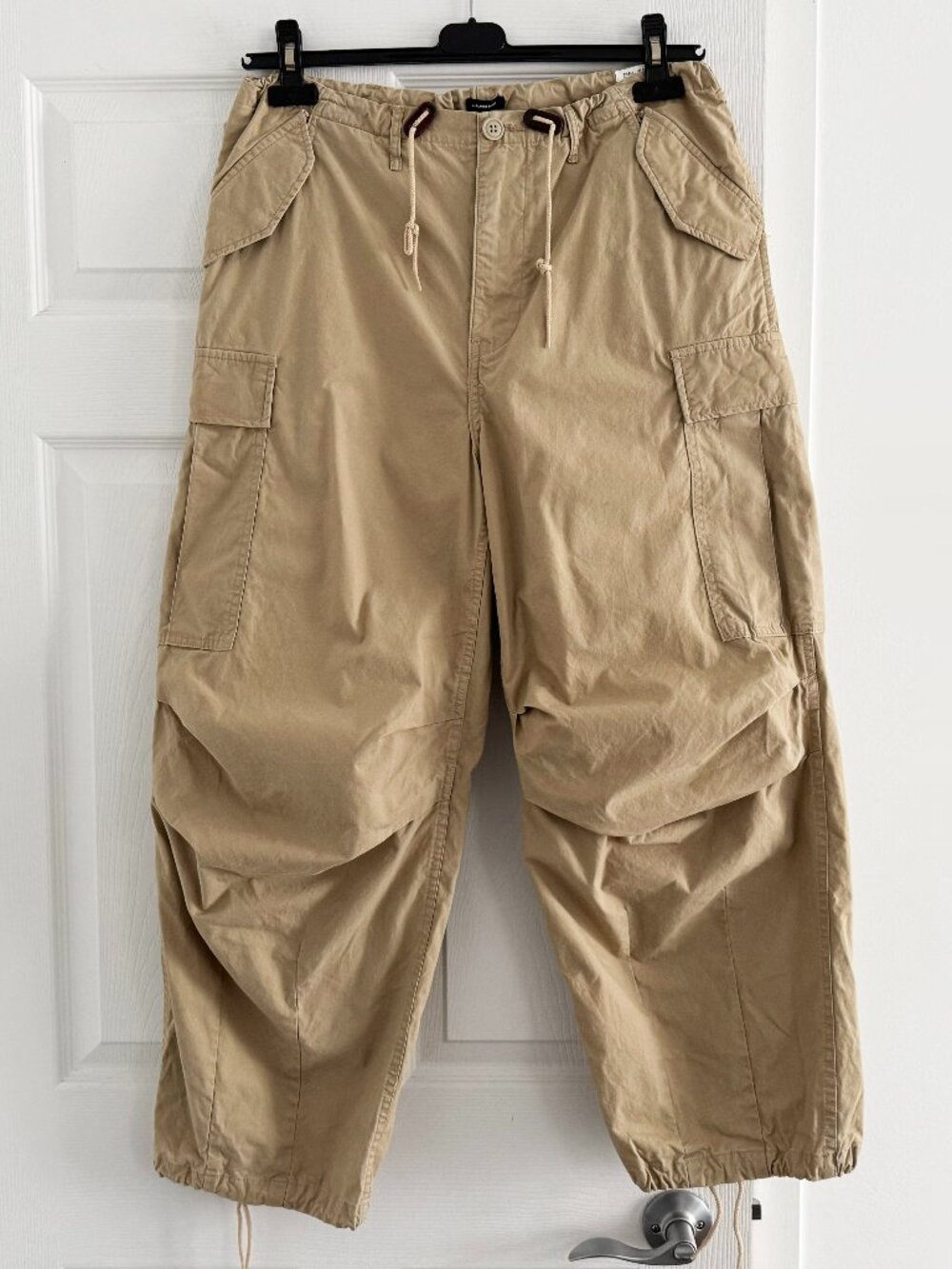 R13 Balloon Army cargo trousers in Khaki, size Small. Fits size S/M - Picture 7 of 15